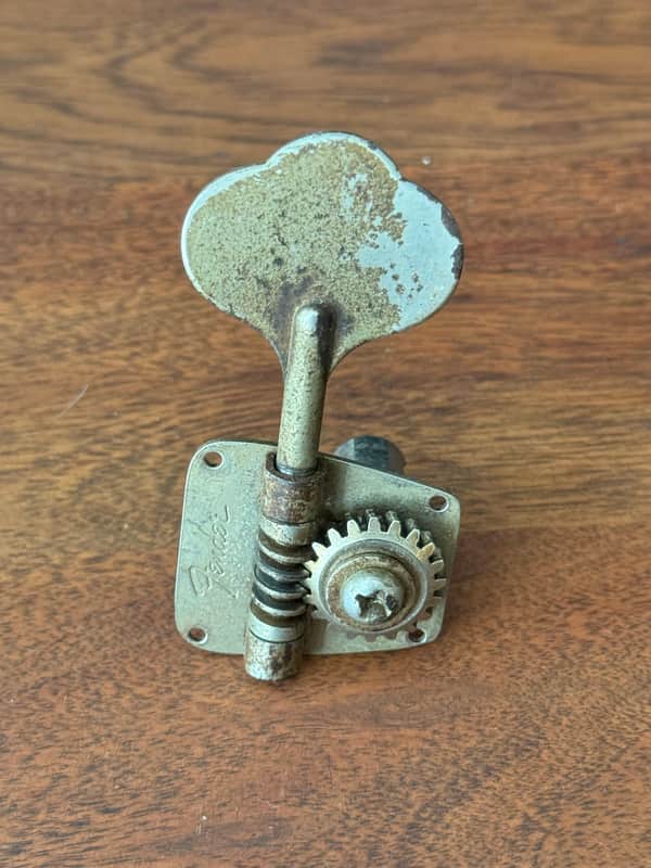 Fender Vintage 1970s Fender Bass Tuner – Removed from a 1973 Jazz Bass – Original Patina image 1
