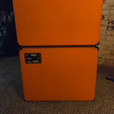 Two Orange OBC115 cabs with Eminence Kappalite 3015 speakers Bild 3