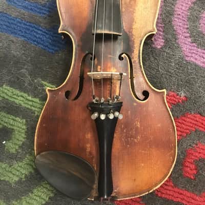Vintage German Made 3/4 Size Antonius Stradivarius Copy Violin w/ Lifton Case +Glasser Bow. Sale Benefits Music Education Nonprofit! image 3