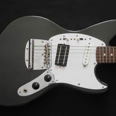 Immagine 1998 Fender Japan Jag-Stang JT-95EX Custom Color Gunmetal Green w/Dimarzio/Seymour Duncan - 2