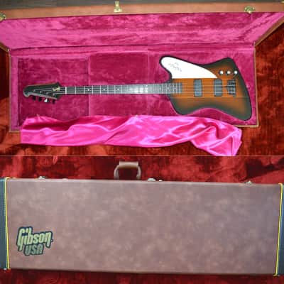 GIBSON thunderbird IV sunburst 1996 ebony Fretboard, RARE USA import image 9