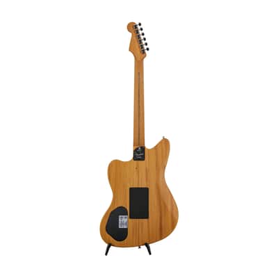 Fender FSR American Acoustasonic Jazzmaster Acoustic Guitar w/bag, Ebony FB, Shell Pink, US231XXXX image 3