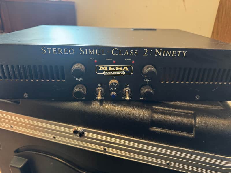 Mesa Boogie Stereo Simul-Class 2:Ninety 2-Channel 90-Watt Power Amplifier 1992 - 2013 - Black image 1