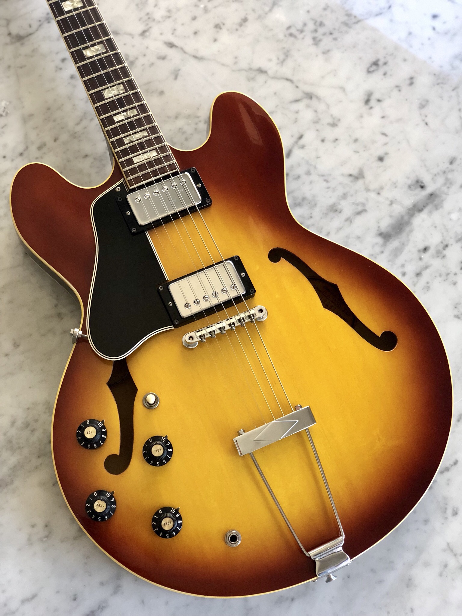 1968 Gibson ES-335 TD Iced Tea Sunburst Lefty Left Handed ES335 Vintage Mint w/ HSC