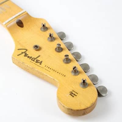 Vintage 1955 Fender Stratocaster 55' Reissue Custom Shop ~Heavy Relic~ Maple Neck USA Strat w/Original Tuners image 10