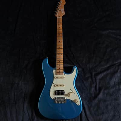 Jet Guitars JS-400 JS400 LPB, HSS Ceramic pickups, solid basswood body, 22 frets roasted maple neck, 2 point tremolo Free Setup image 2