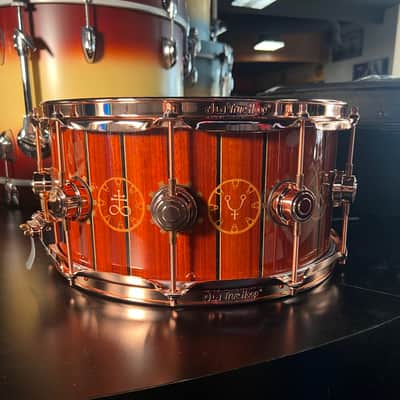 ~RARE!~ DW Collector's Neil Peart Time Machine 6.5x14" ICON Snare Drum w/ Deluxe Case #239 image 3