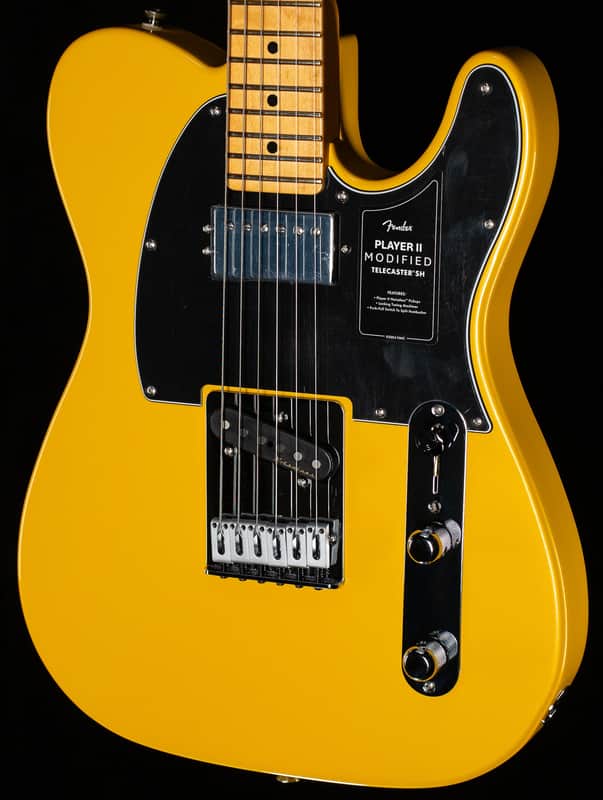 Fender Player II Modified Telecaster SH Maple Fingerboard Sunshine Yellow (715) image 1