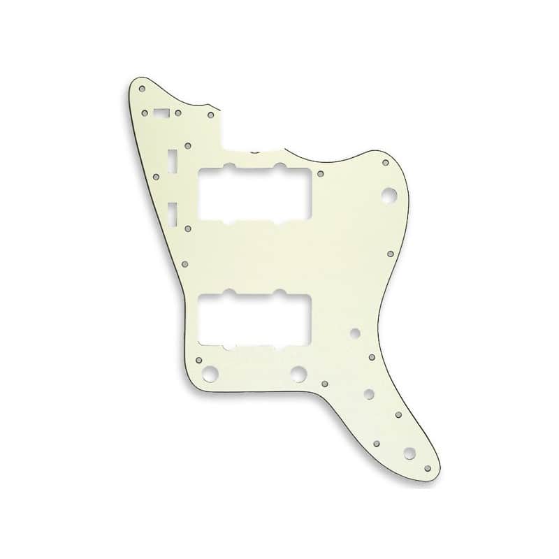 Mint green Pickguard for Fender® Jazzmaster® ’62 US Black 3 ply PG-0582-024 image 1
