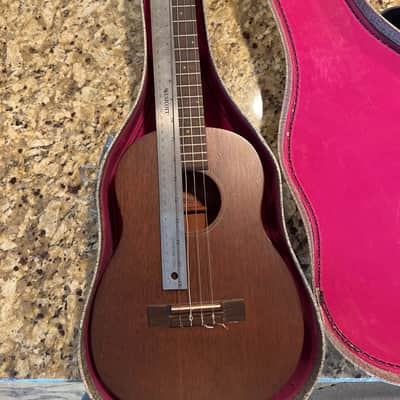 Rare Vintage 1950s Favilla B-2 Baritone Ukulele with Original Hardcase image 11