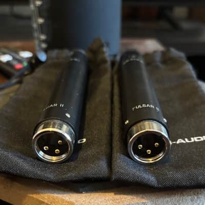 M-Audio Pulsar II Small Diaphragm Condenser Mics - Matched Pair 2010s - Silver image 2