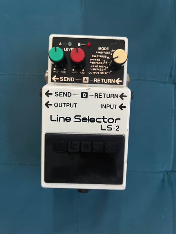 Boss LS-2 Line Selector (Silver Label) 1991 - Present - White image 1
