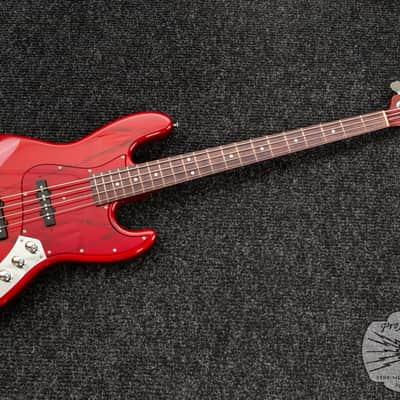 Momose MJ2-PH Jazz Bass – Purpleheart Neck – Burner Ash – MIJ image 2