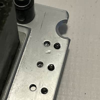2000's Jackson Dinky Guitars JT-580LP Takeuchi Brushed Chrome Licensed Floyd Rose Tremolo Guitar Bridge image 9