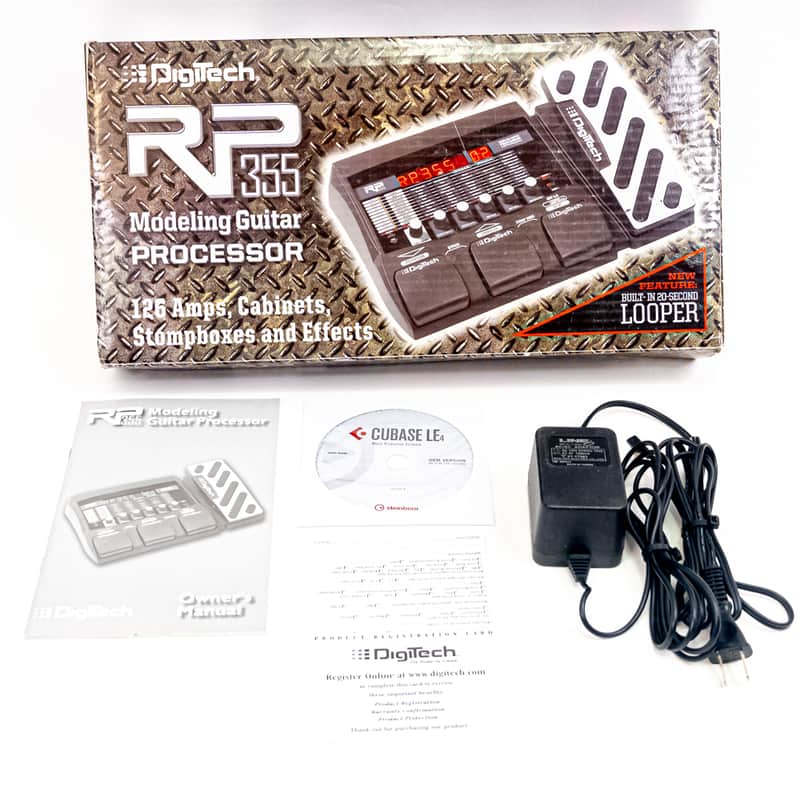 DigiTech RP355 Multi-Effect Processor – Includes Box, Power Supply
