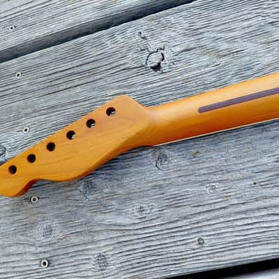 Telecaster neck, roasted flame maple image 2