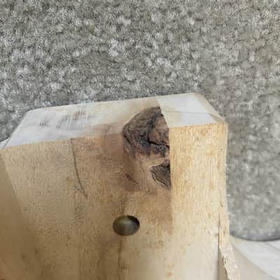 Telecaster Tele Style Basswood Guitar Body, Natural Wood, DIY Blank image 9