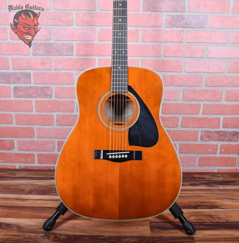 Yamaha Fg-435 Dreadnaught Natural 1980s w/Chipboard Case | Reverb