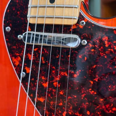 2001 Fender American ’90s Telecaster Thinline SOT Sunset Orange Transparent w/ Hipshot B/G Bender & Drop-D + G&G Case image 5