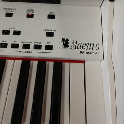 Viscount Maestro Digital Grand Piano 1990's High Gloss White image 9
