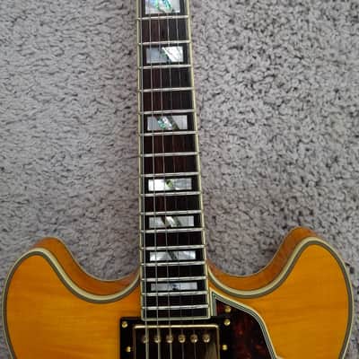D'Angelico Excel DC Semi-Hollow Body Electric Guitar w/Hard Case Vintage Natural image 8
