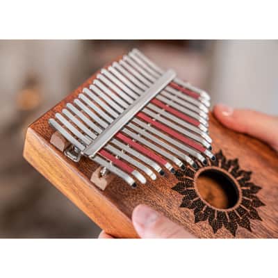 Meinl PKL1708H Soundhole Pickup Kalimba Mahagoni - Kalimba image 7