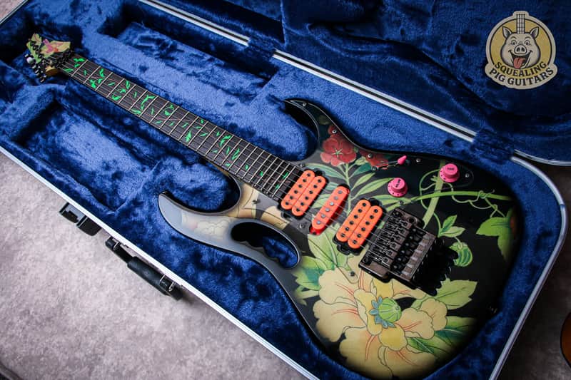 【希少】Ibanez JEM77（Steve Vai Signature） Amazon.com: Ibanez JEM77 Steve Vai Signature - Blue Floral Pattern