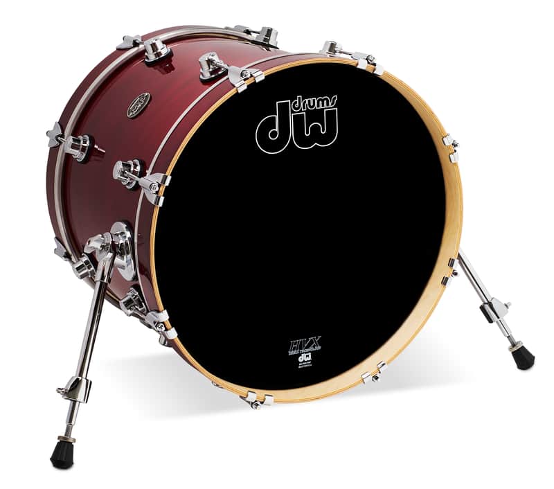 DW Performance Series 14x18" Bass Drum - Cherry Stain image 1
