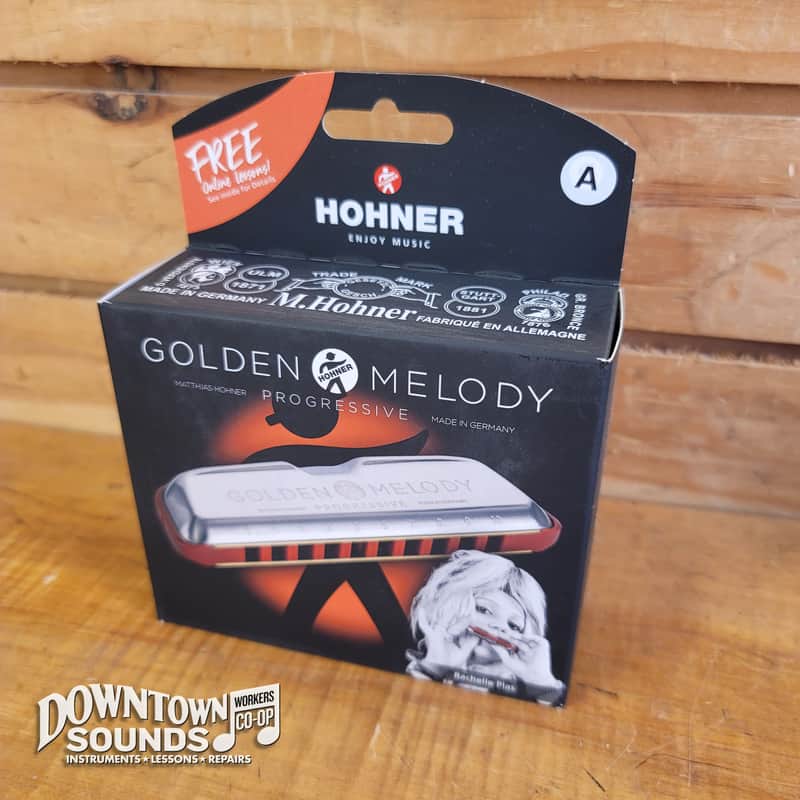 Hohner Golden Melody A Diatonic Harmonica image 1