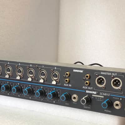 SHURE SCM810  Eight-Channel Microphone Mixer with RKC800 image 2