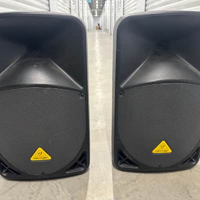 Pair of Eurolive B112MP3 1000-Watt 15" Powered Speakers with MP3 Player image 1