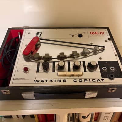 WEM Watkins Copicat Solid-State Tape Echo 1970s - Metal with Black Case image 1