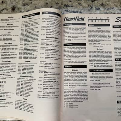 Fender Frontline Magazine 1990 Tracii Guns stratocaster telecaster Stevie Ray Vaughan Kubicki  Bass image 12