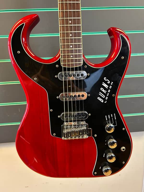Burns Bison 62 Reissue Red Electric Guitar | Reverb