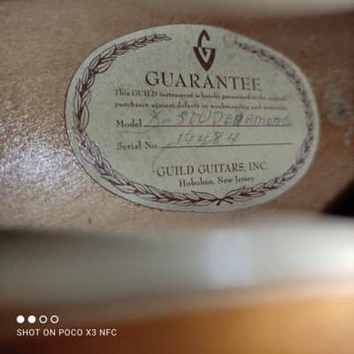 CERTIFIED 1960 Guild X-500 Blond Stuart Steward Special ordered with engraved DeArmonds Archtop Dream image 5