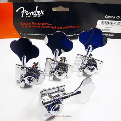 Genuine Fender MIM/Mexican Standard & Highway 1 Bass Tuning Machines Keys Tuners image 4