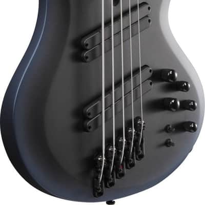 Ibanez 1B-BTB605MSMA Bass Workshop BTB Electric Bass 5-String Multi Scale - Midnight Arctic Ocean Matte + Case – B-Stock image 11