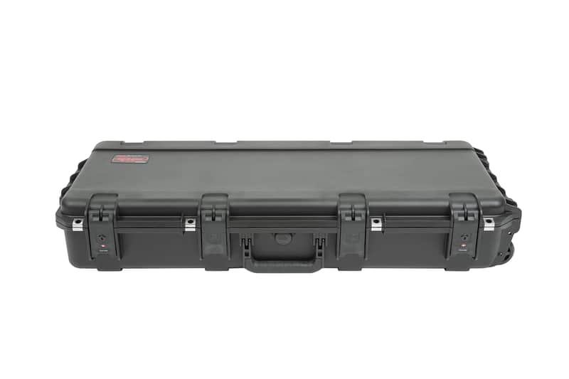 SKB Cases 3i-3614-TKBD iSeries 49-Note Keyboard Case, Waterproof Injection Molded Shell, 14 Total Hook-and-loop Pads in 4 Different Sizes, Pull Handle and Wheels for Easy Towing image 1