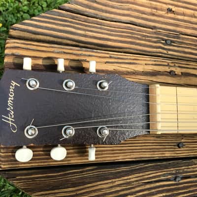 Vintage Harmony Hawaiian Lap Steel Guitar electric w/ Gibson P90 pickup great player image 2
