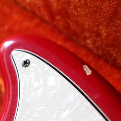 Fender Musicmaster II Dokata Red 1965 L series Brazilian board image 12