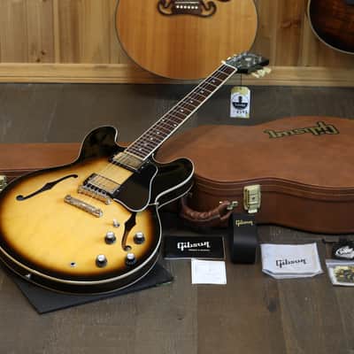 2022 Gibson ES-335 Dot Semi-Hollow Electric Guitar Vintage Sunburst + OHSC image 1
