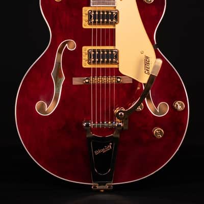 Gretsch G5422TG Electromatic Hollow Body Double-Cut with Bigsby, Laurel FB, Walnut Stain image 1