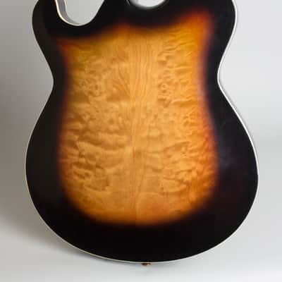 Mosrite  Doubleneck Owned and played by Roy Nichols, Arch Top Hollow Body Electric Guitar,  c. 1959, brown hard shell case. image 4