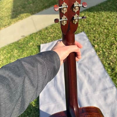 Santa Cruz OM Moon Spruce / Cocobolo “Luna” Custom 2015–Rare SCGC image 7