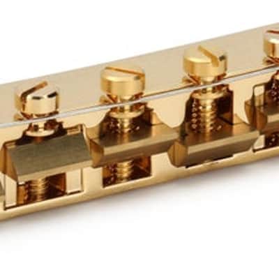 Allparts Advanced Plating Vintage ABR-1 Style Bridge - Gold image 3
