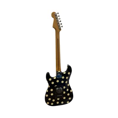 2007 Fender Buddy Guy Artist Series Signature Stratocaster - Black with Polka Dots image 4