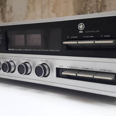 RARE vintage early 1970's Nikko TRM-1200 Integrated Hi-Fi stereo Amplifier image 3