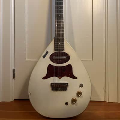 Danelectro Bellzouki 7010 Single Pickup 12-String 1961 - 1969 - White image 1