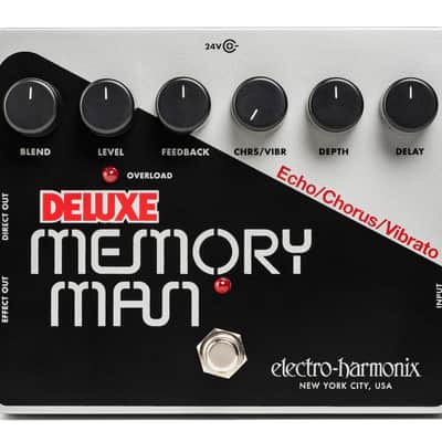 Electro-Harmonix Deluxe Memory Man XO Analog Delay / Chorus / Vibrato (MEMXO) image 2
