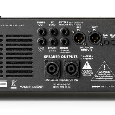 EBS 802 | 750-Watt Rack Bass Amp Head. New with Full Warranty! image 2